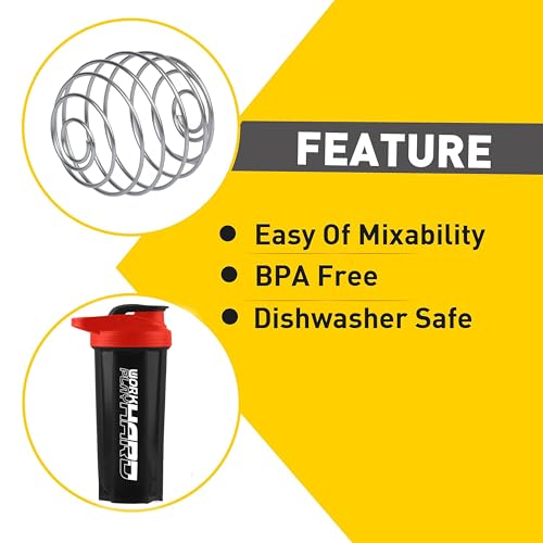 Image of Zyro Gym Shaker for Protein Shake Leakproof Shaker Bottles for Protein, Preworkout and Bcaa Shake, Protein Shaker Bottle for Gym Bottle for Men and Women BPA-Free Material Plastic, Multicolor 700 Ml