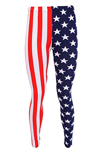 Mbc-ladies Donna Bandiera americana stelle e