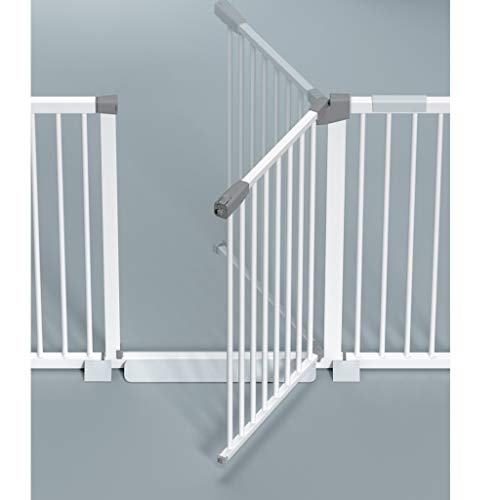 Porte de sécurité extra large 97 cm montée sur pression pour escaliers - 6