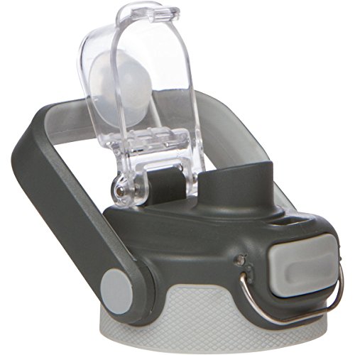 Healthy Human Flip N Sip Lid | Leak-Proof Water Bottles Lid | Dishwasher Safe & Durable Bottle Caps With Snap Metal Clip & Wide Mouth For All Bottles #TOP2