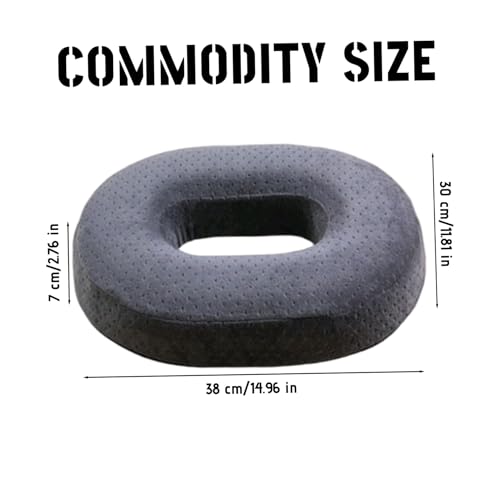 Oreiller donut mousse mémoire de forme coussin ergonomique coccyx hémorroïdes - 4