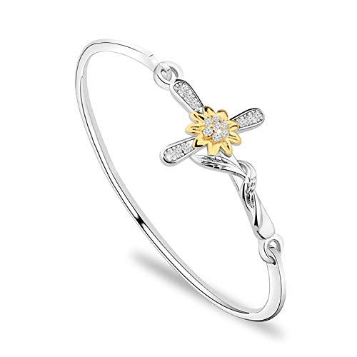 WUSUANED Sunflower Cross Bracelet You Are My Jewelry Inspirational Gift for Women Girls