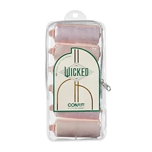 Wicked Glinda 6PK Satin Rollers – hair rollers – foam rollers – heatless hair curlers – Scunci by Conair