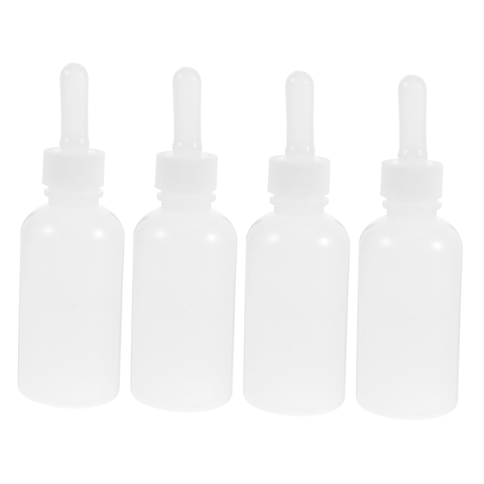 HOLIDYOYO 4Pcs Reusable Pet Nursing Bottles Silicone Feeding Bottle for Kittens and Puppies Lightweight and Elastic Design with Leak Prevention for Pets Feeding