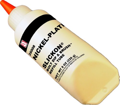 Anti-Seize Technology 35008 Nickel Plate Compound with Graphite in a Non Melting Carrier, 8 oz, Silver/Gray, Paste, Silver;Gray