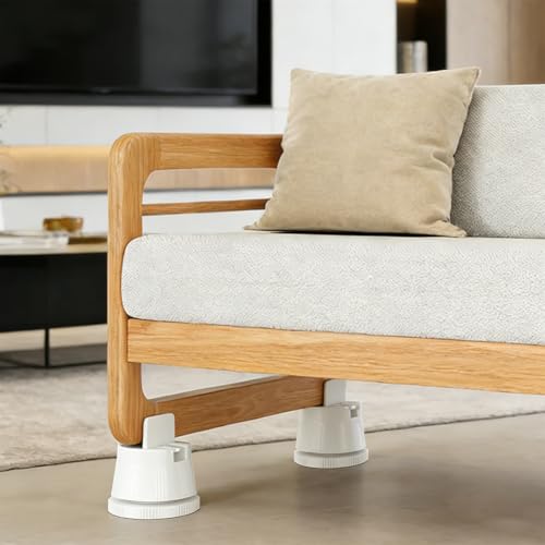 Elevador de muebles ajustable de 6-8 cm con abrazadera de tornillo estable para mesas y camas 8
