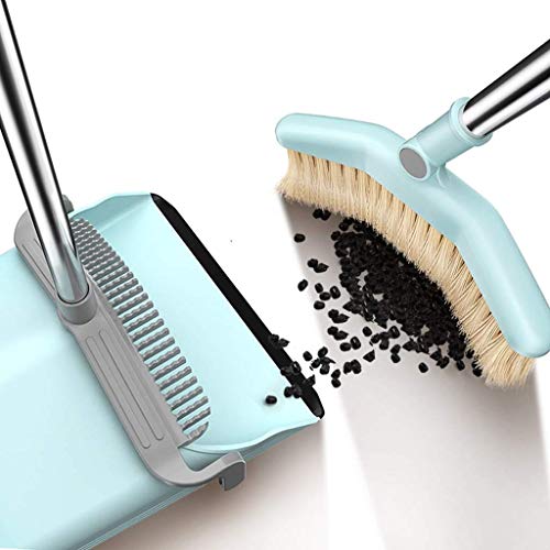 Quirlbesen, Besen- und Kehrschaufel-Set mit langem Griff, for Zuhause, Küche, Zimmer, Büro, aufrechte Kehrschaufel-Kombination for den Lobby-Boden – Bild 7