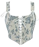 Ce beau corset pour femme est fabriqué en tissu de haute qualité, doux et confortable à porter, respirant et léger.