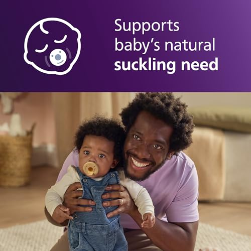Philips Avent Soothie Baby Pacifier for 3-18 Months, BPA-Free, 4-Pack,