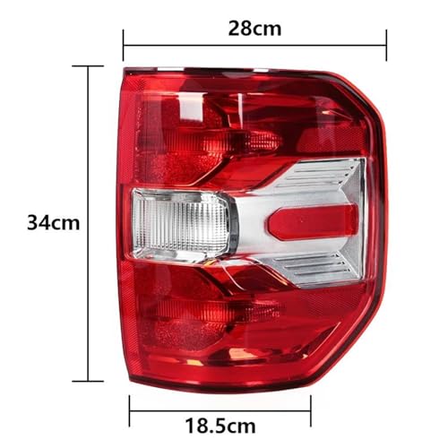Feu arrière de remplacement Ford Maverick résistant aux chocs optique gauche