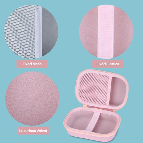 Image of Lebakort Storage Case Compatible with CP2100 Portable Photo Printer 2.1x3.4 Mini Instant Color Printer (Blush Pink Case)