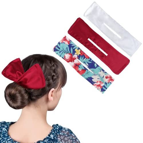 3Pcs Deft Bun for Hair, Hair Bun Maker for Women Magic Donut Hair Bun Maker Hairstyle Bun Shapers Reusable French Twist Hair Clip For Girls