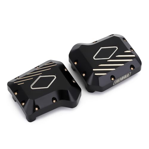 Couvercle Diff Laiton Noir INJORA 8280 Pièce Upgrade TRX4 RC