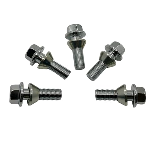 HLVEAUTO 5Pcs M14x1.5 Wheel Lug Stud Bolts for Volvo XC60 V6