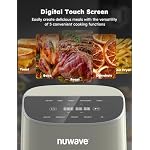 Nuwave-Brio-Plus-8-Qt-Air-Fryer-PFAS-Free-New-Improved-Digital-Touch-Screen-Cool-White-Display-50F400F-in-Precise-5-5-Cook-Functions-100-Presets-50-Memory-3-Wattages-700-1500-1800