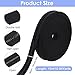 Nogeqi 1/2 Inch Black Bias Tape for Sewing, 11 Yards Thickened Double Fold Bias Tape,Binding Tapes,Sewing Tapes for DIY Garment, Seaming, Piping, Quilting Hemming