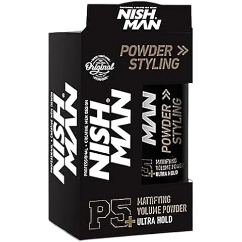 nishman Hair Styling Powder Wax Series (20 gr, P5+) Cover