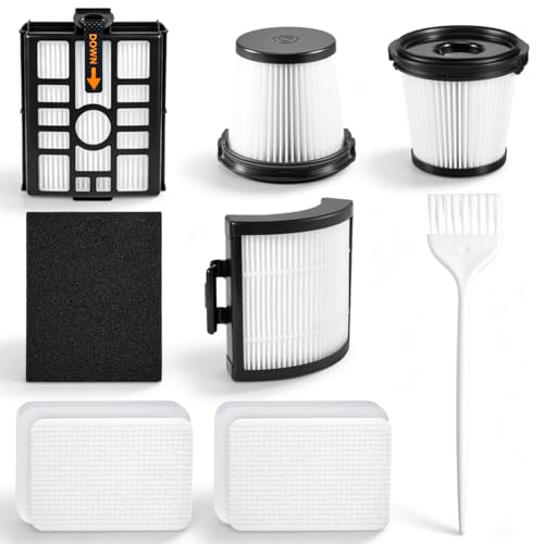 Mellbree Ersatzfilter für Shark IW3612EU HEPA Waschbarer Filter für Shark Detect Pro Kompatibel mit IW3612EUT IW3612AMZEU IW3611DE IW3611EU IW1611DE IW3613EUT BU3521EU (1 Komplettes Set)