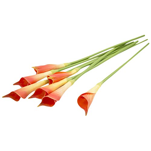 Angel Isabella Real Touch Burnt Orange Calla Lily