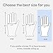 Clearbody Organics 100% Organic Cotton Gloves - 5 Pairs, Small, White - DIY Hand Spa - Hand Moisturizing Gloves for Sensitive Skin - Cotton Liners for Daily Tasks