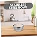 BRIGHTFUFU Double Insulation Salad Bowl 304 Stainless Steel Versatile for All Meals