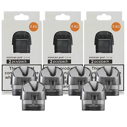 Aspire Minican Plus Pods - 6 Pack - No Nicotine (0.8Ohm) (0.8ohm)