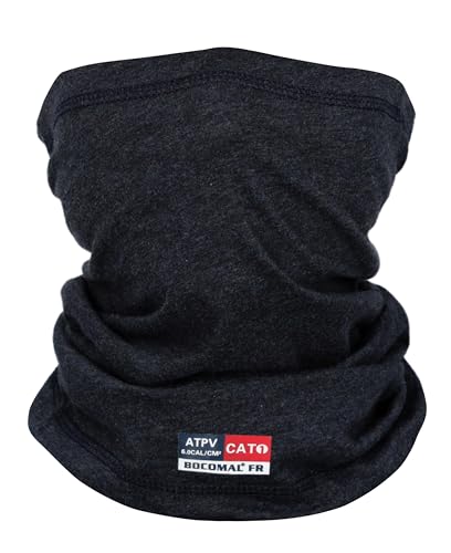 Image of BOCOMAL FR Neck Gaiter Face Mask for Summer 4oz EX Lightweight Flame Resistant Welding Hood-CAT1