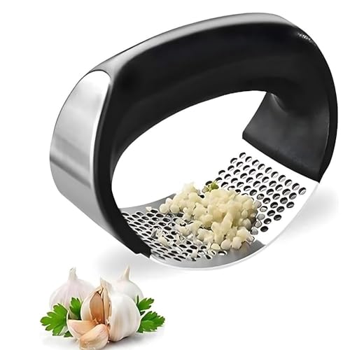 Espremedor de Alho Ergonômico Utensílio de Cozinha Prático Amassador de Alho Compacto Ideal para sua