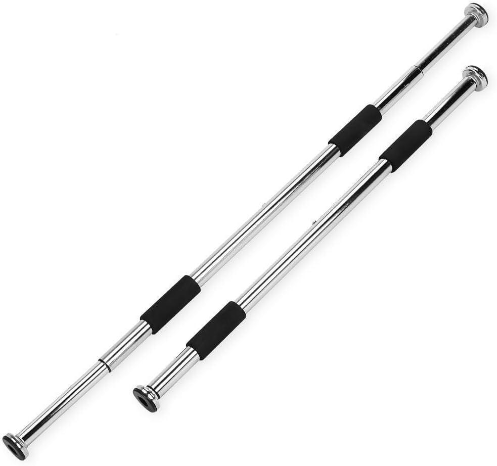 DAYONG Pull Up Bar for Doorway, Adjustable Chin Up Bar with Comfort Grips for Upper Body Exercise, Home Gym Equipment for Core Strength Training Push Up Sit Up.