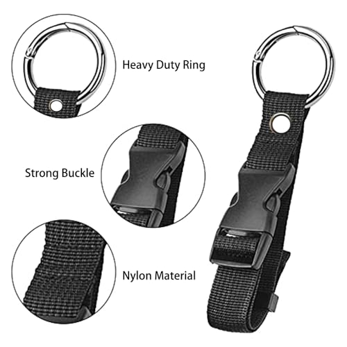 Image of 4PCS Bag Luggage Straps, Adjustable Jacket Gripper Strap Portable Belt Travel Accessories with Metal Buckle for Bike Rack Backpack Suitcases Bags