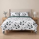 H HANSEL HOME Funda Nórdica Cama 150 – 4 Piezas – 100% Microfibra Suave y Transpirable – Funda Edredón 220x240 cm, 2 Fundas de Almohada 50x75 cm - Olivo