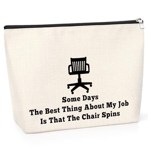 Funny Gifts for Coworker Office Sarcastic Gift for Women Makeup Bag New Job Gift for Colleague Funny Cosmetic Bag Gifts Team Present for Team Member Birthday Christmas Thanksgiving Presents