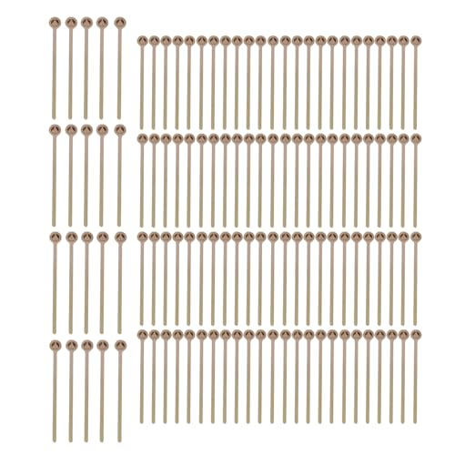 QWQJ Pack of 100 Wood Coffee Stir Stick with Smooth Round Ends Stirring Stick Wood Texture Suitable for Home and Office Use