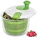 Vihoom Salatschleuder Klein, Salatschleudern mit Deckel und 3L Salatsch&uuml;ssel und Masche, Salat Schleuder Zum W&auml;scht und trocknet Salat, Gem&uuml;se und Obst, Effektives Und Einfaches Schleudern