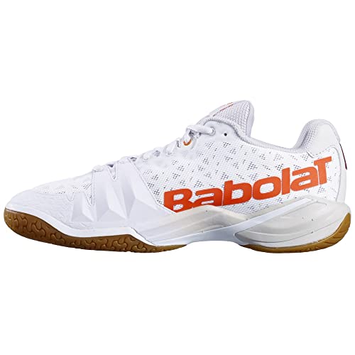Babolat Men’s Shadow Tour Badminton Shoes, White/Grey, (Us Size 11.5) #TOP17