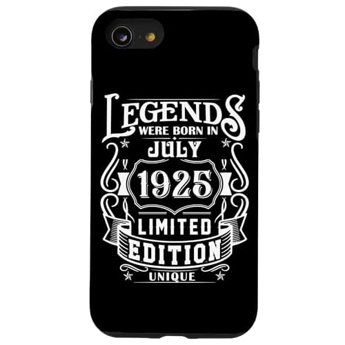 Carcasa para iPhone SE (2020) / 7 / 8 Cumpleaños Julio 1925 Edición Limitada Regalo Legend July