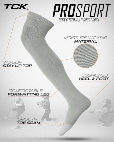 Image of Baseball Softball Over the Knee Socks Prosport | Durable Performance | Double Welt Top | Smooth Toe | Moisture Wicking