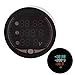 Qiilu 3-en-1 Moto Electrónica Termómetro Digital Voltímetro Reloj de Tiempo Medidor de...
