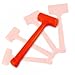 1LB DEAD BLOW HAMMER, NEON ORANGE