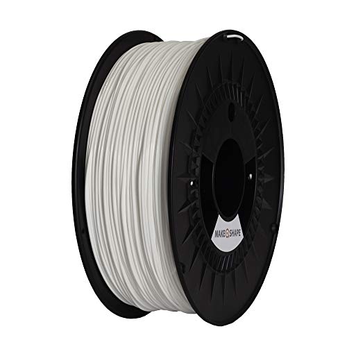 Make a Shape Filamento PLA blanco para impresoras 3D 1,75 mm, tolerancia dimensional +/- 0,02 mm