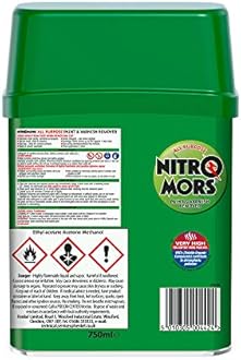 Nitromors All Purpose Paint and Varnish Remover, Paint Remover for Wood, Metal and Masonry, High-Strength Paint Stripper with Colour Indicator, Non-Drip Paint Remover Gel, 1 x 750 ml Tin