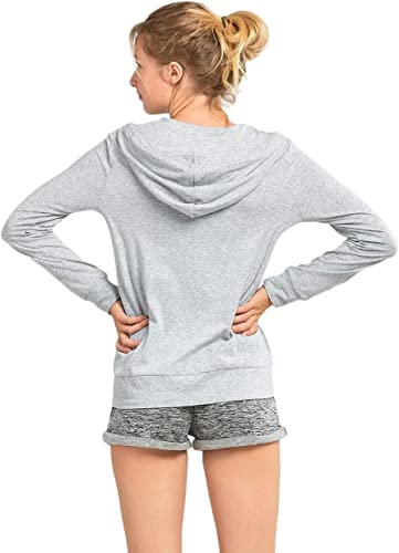 Image of Women's Zipper Sweatshirt Hoodies with Pocket Winter Collection Comfort Soild Hoodie for Women