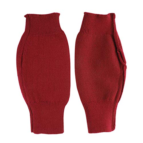 Guantes de cachemir Larcele para mujer suavidad y abrigo elegante en rojo 2