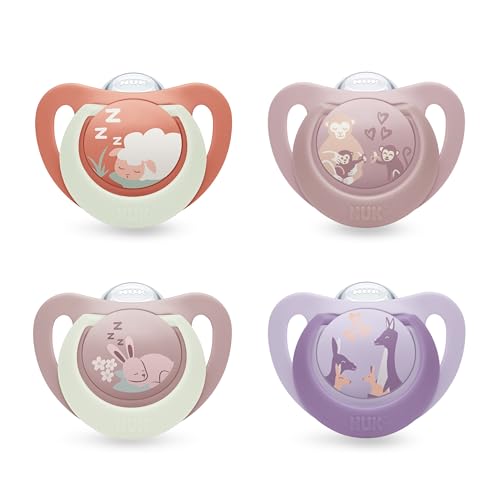 NUK First Choice Day & Night Sucettes pour bébé | 18-36 mois | Sucettes orthodontiques...