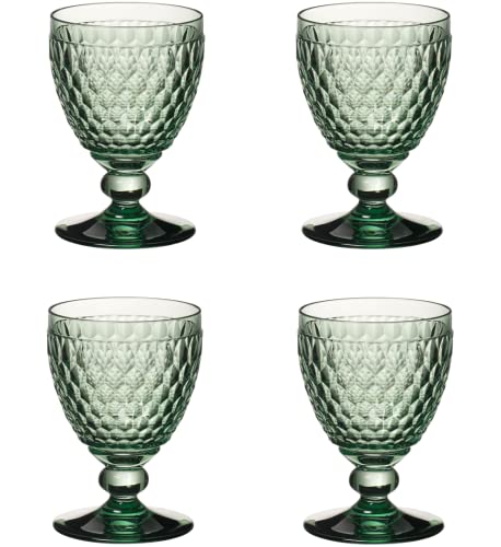 Villeroy & Boch Boston Red Wine Glass Set of 4 Green 300 ml