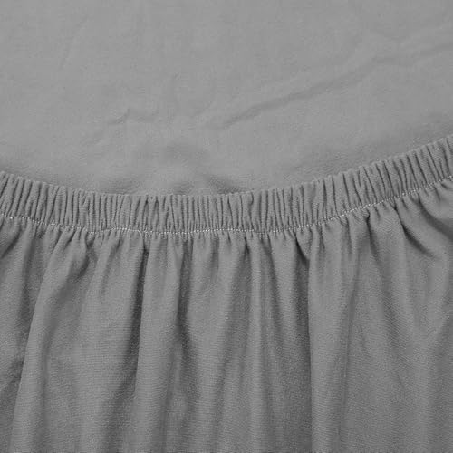 Funda sofá elástica gris plazas protectora antideslizante lavable cubierta para decoración salón 3