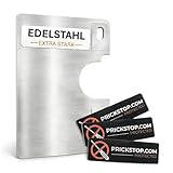 Prick Stop Türsicherung | Sicherheit für FIAT Ducato, Citroen Jumper, Peugeot Boxer und Pössl Wohnmobil | Prickstop Einbruchschutz (Aufkleber Schwarz)