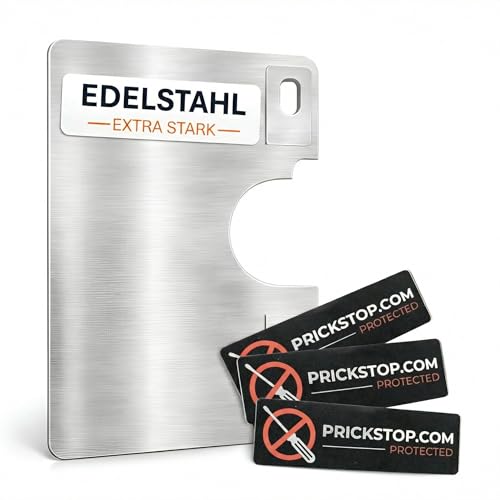 Verrou de porte Prick Stop | Sécurité pour Fiat Ducato, Citroen Jumper, Peugeot Boxer et Pössl Camping-car | Protection contre le cambriolage Prickstop (autocollant noir)