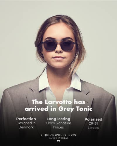 Image of Christopher Cloos Larvotto Minimalistic Polarized Sunglasses