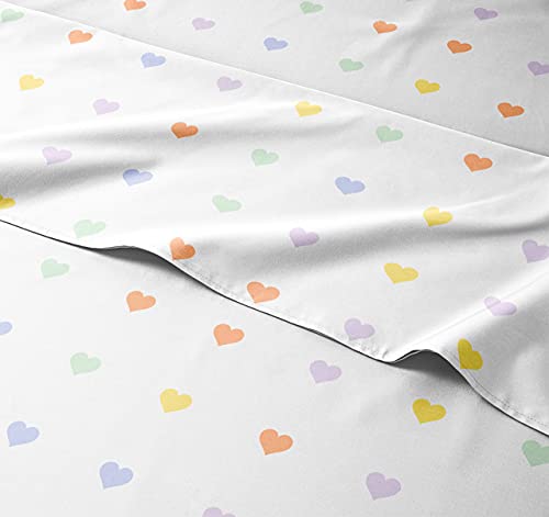 Heart Sheet Set, Girls Sheets, Kids Sheets, Full Size Kids Sheets, Toddler Sheets, Toddlers Sheets for Full Beds, Fun Kids Sheets, Teen Bed Sheets, Fun Toddler Sheets, Children Sheets, Cute Kids Sheet